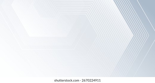 White background with dynamic wavy hexagon texture. suitable for wallpaper abstract simple