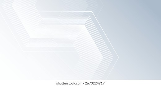 White background with dynamic wavy hexagon texture. suitable for wallpaper abstract