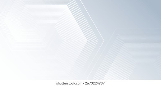 White background with dynamic wavy hexagon texture. suitable for wallpaper abstract simple art