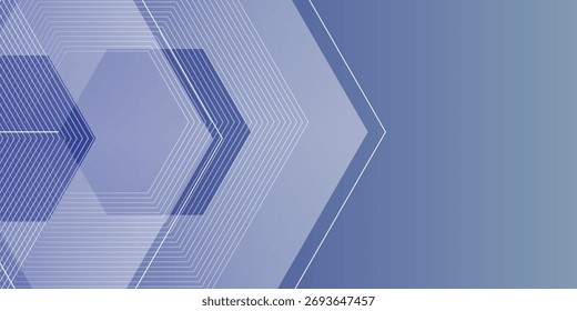 White background with dynamic wavy hexagon texture abstract