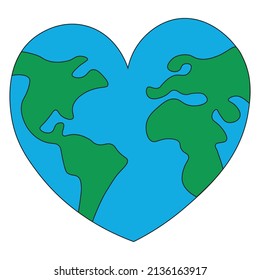 a white background with earth and text