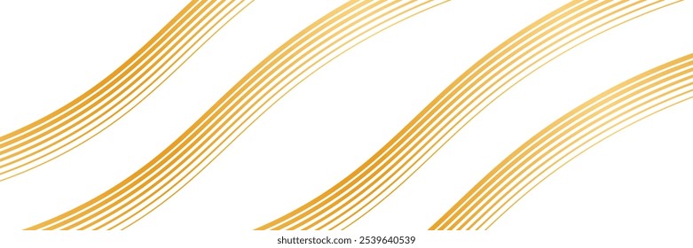 Weißer Hintergrund mit eleganten goldenen Linien, für Vorlage oder Abdeckung. Eleganter weißer Premiumhintergrund. Vektor