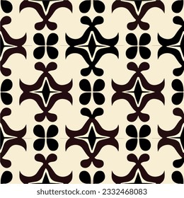 White background features a black and white art nouveau pattern, showcasing a delightful peppermint motif. Reminiscent of art nouveau floor designs, it exudes elegance and charm.