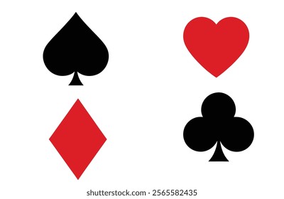 A white background with four aces of poker playing cards