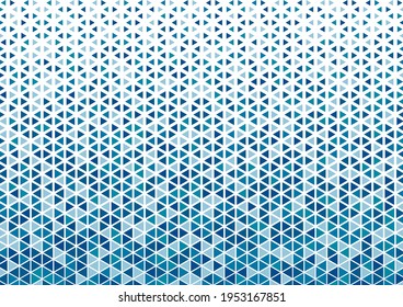 Weißer Hintergrund mit geometrischem Halbton. Vektorgrafik.