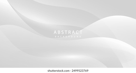 white background with glossy white line decoration, abstract grey background, modern vector page concept.