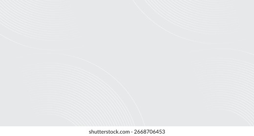 white background glowing geometric lines on gray background. Modern simple art shiny abstract good simple art