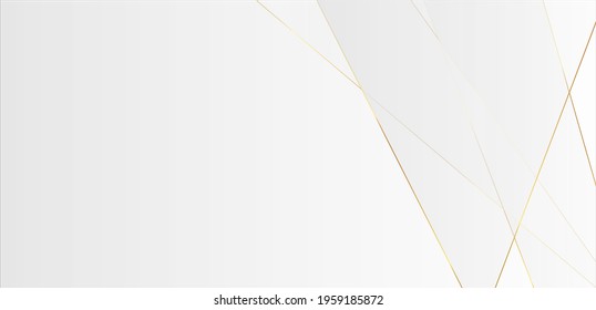 white background with gold lines