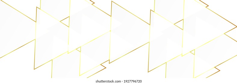 fondo blanco con triángulo dorado