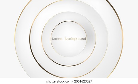 white background with golden circles with sparkle. modern background. vector illustration. eps 10white background with golden circles with sparkle. modern background. vector illustration. eps 10