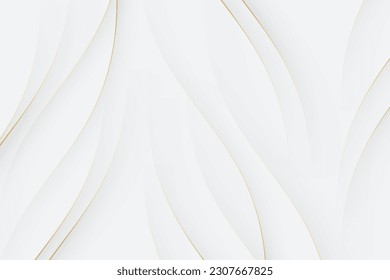White background with golden lines