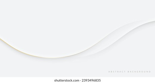 White background with golden lines