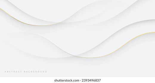 Weißer Hintergrund mit goldenen Linien