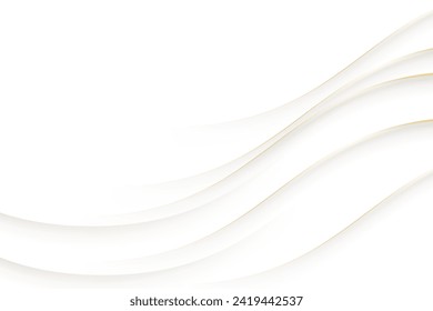 Fondo blanco con líneas doradas