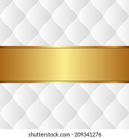 white  background with golden tape