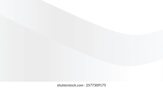 White background with gradient color and artistic dynamic line decoration abstract