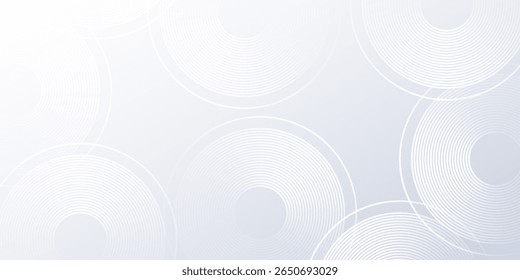 White background with gradient color and artistic dynamic hexagon simple abstract modern art