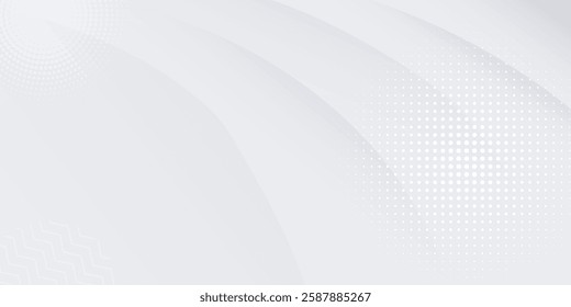 white background with gradient color and curve lines. eps