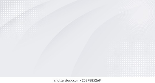 white background with gradient color and curve lines. eps