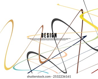 White background with gradient colorful ribbon pattern. White background with modern graffiti pattern.