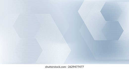 Fundo branco e fundo abstrato cinza com textura de hexágono ondulado dinâmico adequado para papel de parede abstrato moderno simples