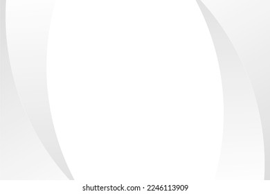 Fondo blanco con líneas curvadas blancas y grises