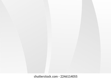 White background with white and gray curved lines