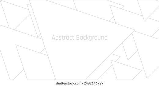 a white background with gray, semi-transparent triangles of various sizes and opacity.