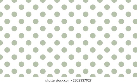 White background with green-grey dots