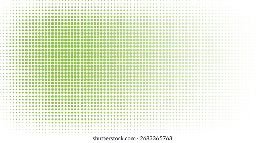 white background with greenyellow dots. vector illustration