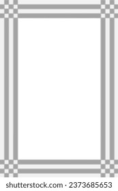 White background with grey frame