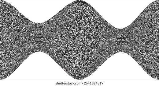 White background, grunge texture design. waves with beautiful curves. Abstract grunge texture isolated on dirty black background.