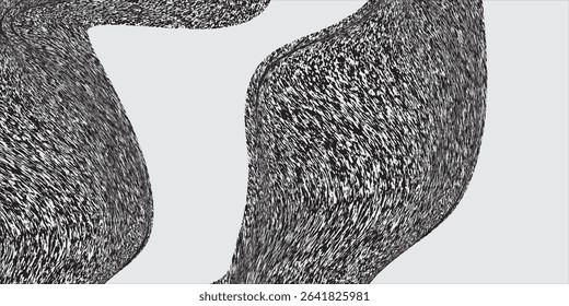 White background, grunge texture design. waves with beautiful curves. Abstract grunge texture isolated on dirty black background.