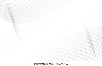 white background Halftone concept. vector design. Decorative web layout or poster, banner.