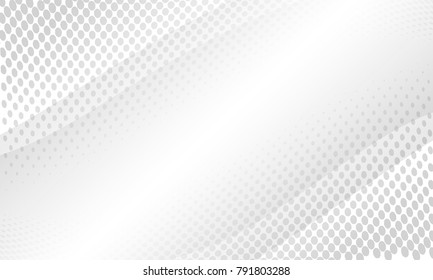 white background Halftone dots geometric concept. vector design