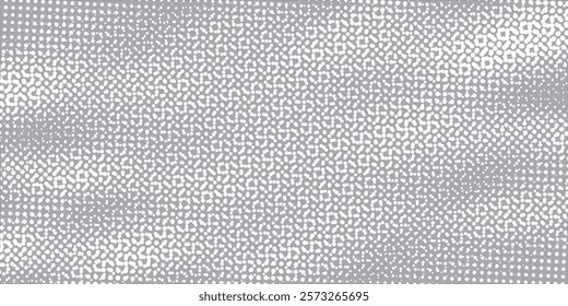 White Background With Halftone Pattern Abstract Technology modern art