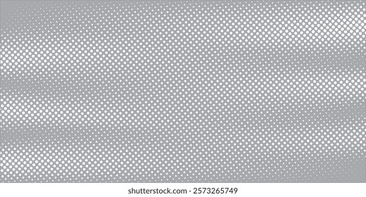 White Background With Halftone Pattern Abstract Technology modern art