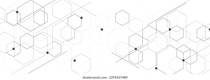 white background hexagon pattern abstract elements design. Concept engineer, medical, technology, science, data security. vector tamplate.