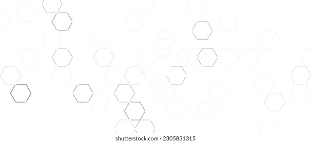 white background hexagon pattern abstract elements design. Concept engineer, medical, technology, science, data security. vector tamplate.