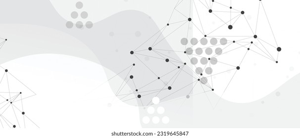 white background hexagon texture abstract elements design. Concept engineer, medical, technology, science, data security.