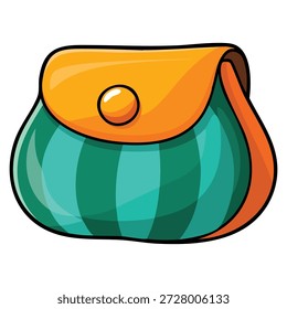Ilustración del fondo blanco de un diseño aislado del Vector del bolso ideal para la exhibición del producto del accesorio de la moda de las compras y los proyectos creativos de las ilustraciones