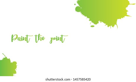 
white background with light green spots