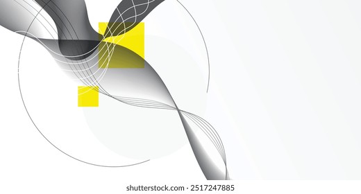 White background line art abstract simple design. frame template flyers. posters, banners, brochure.