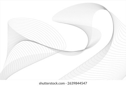 white background lines on a white background Abstract Art