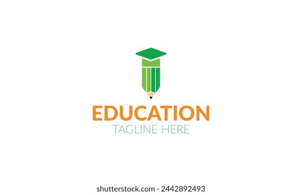 un fondo blanco con un logotipo para la educación