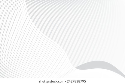 White background luxurious abstract texture Sparkling with soft, beautiful waves