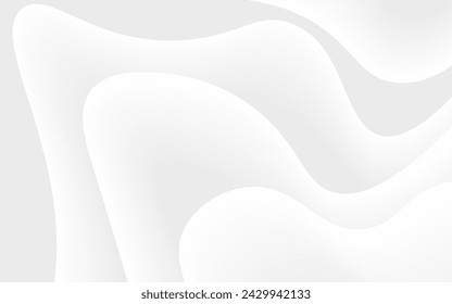 White background luxurious abstract texture Sparkling with soft, beautiful waves