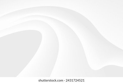 White background luxurious abstract texture Sparkling with soft, beautiful waves
