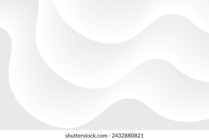 White background luxurious abstract texture Sparkling with soft, beautiful waves