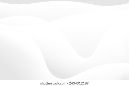 White background luxurious abstract texture Sparkling with soft, beautiful waves